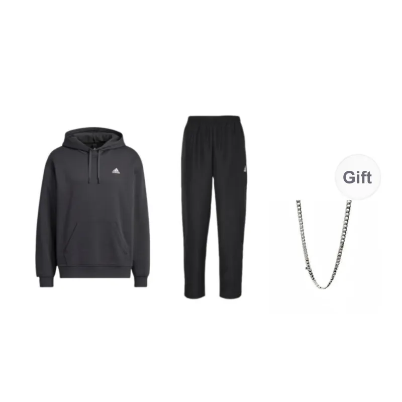 Adidas Sweatshirt Set Unisex Black-0