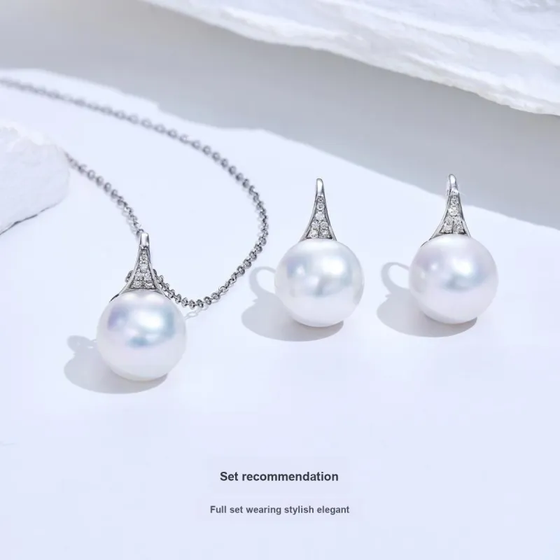ME LUXE Saltwater Pearl Earrings Women's-4