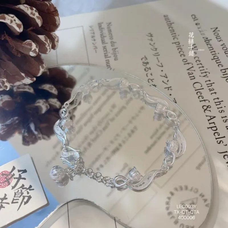 AITAO 990 Silver Pure Silver Bracelets Women's-2