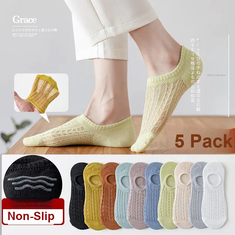 ALPLUME No Show Socks Women's 5 Pack-6