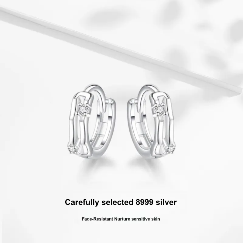 MISS TOOYA S999 Fine Silver Earrings Women's-2