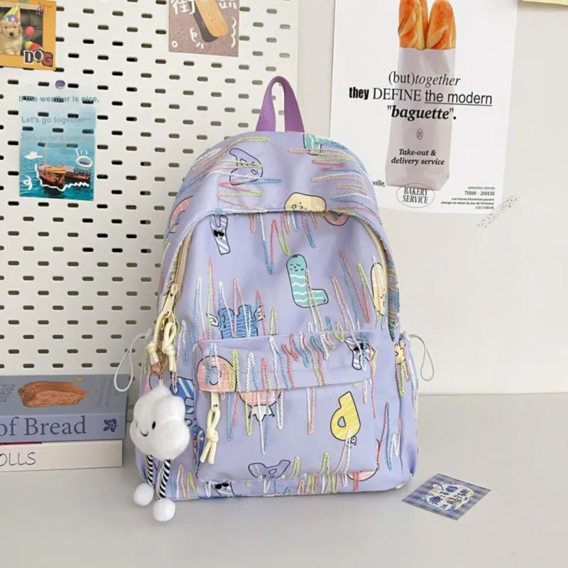 URBAN FOREST Nylon Backpack Women's Multicolor-4