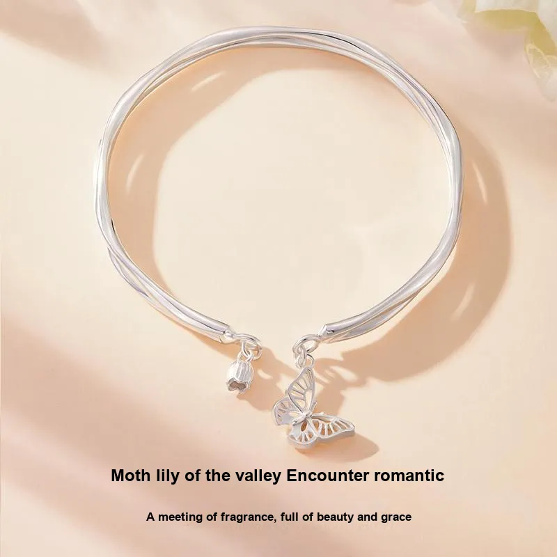ZSY 999 Fine Silver Bangles Women's-2
