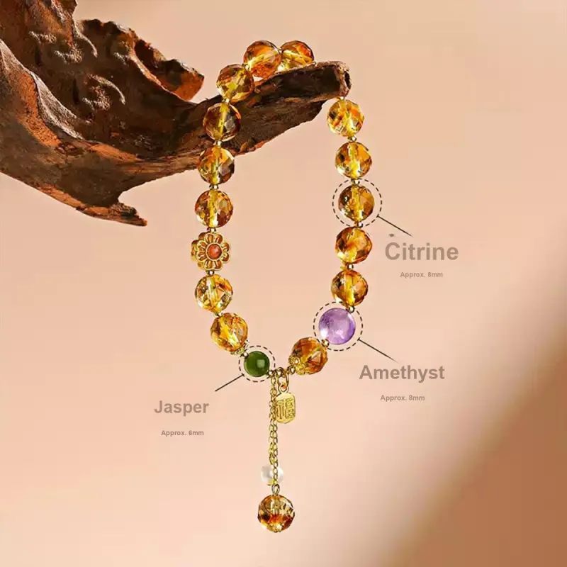 RIXIANGWAN Crystal Bracelets Unisex-4