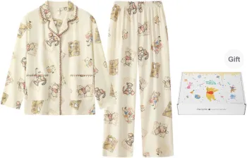 Gongdie x Disney Pajama Set Women's Gift Box Set Apricot
