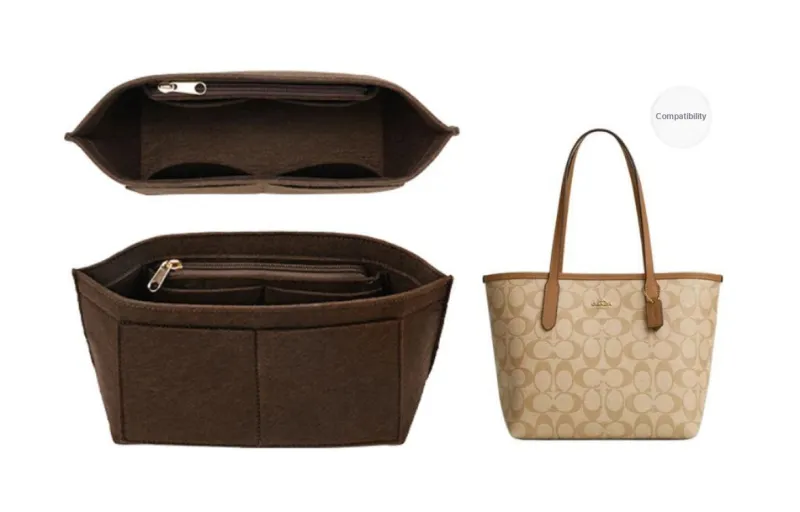 GUYI Leather DuPont Paper Storage & Organization Lining Bag Insert Women's-30
