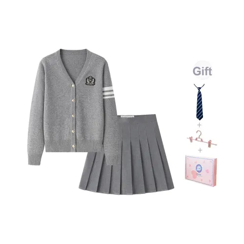 Tokyo Season Комплект с юбкой Весна и Осенний Женские Gift Box Set Серый