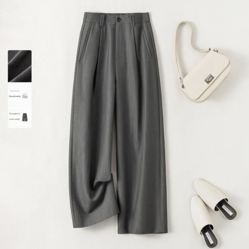 IHIMI Casual Pants Women's Intelligent Gray-2