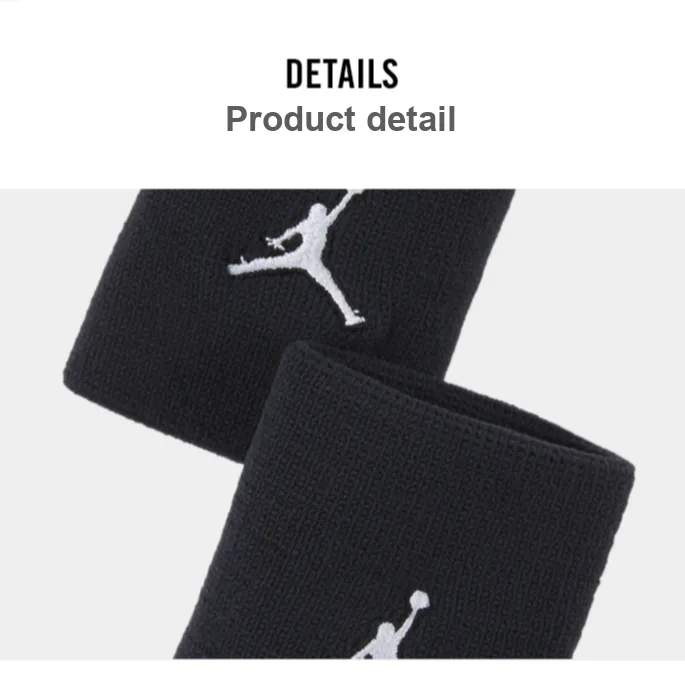 Jordan Wristbands Breathable Polyamide/Elastodiene Unisex Basic Protective-1