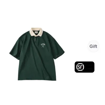 MADEN Polo Shirts Men Dark Green