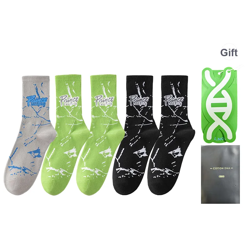 Cotton Gene Mid Calf Socks Men's Box 5 Pack-12