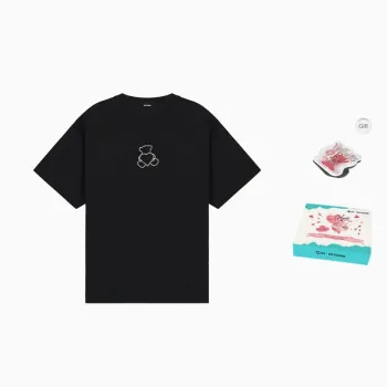 WE11DONE Pearl Bear T shirt