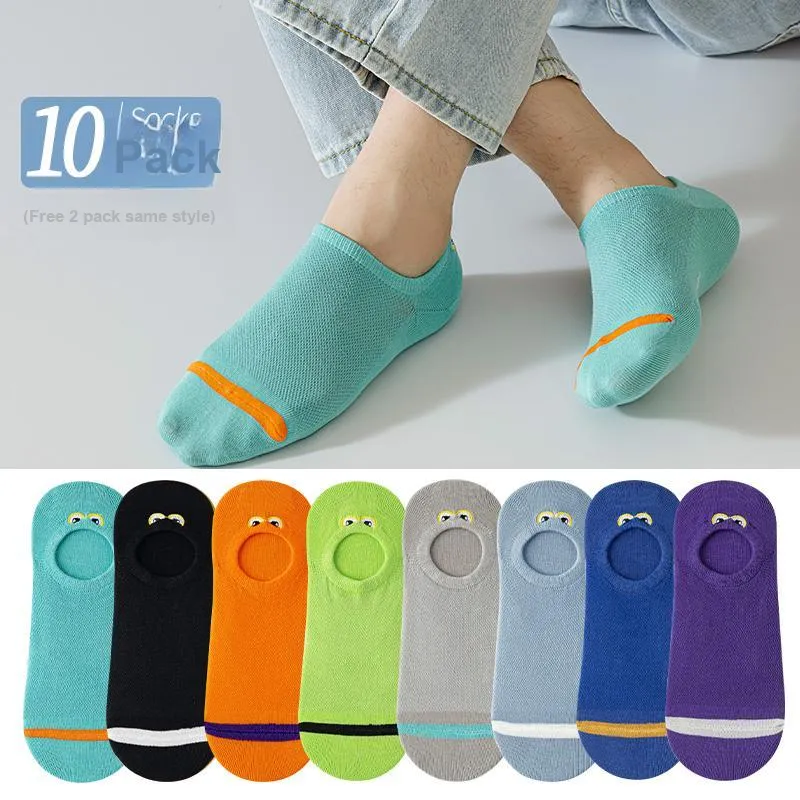 Cotton Gene No Show Socks Men's Combo Set-29