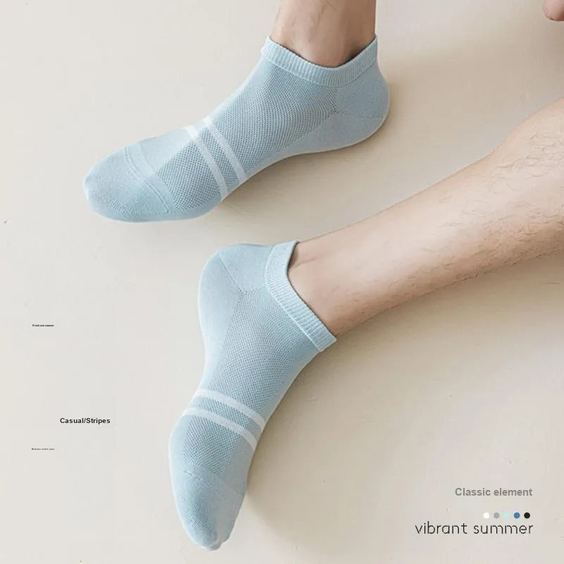 MIIOW No Show Socks Men's 5 Pack-8