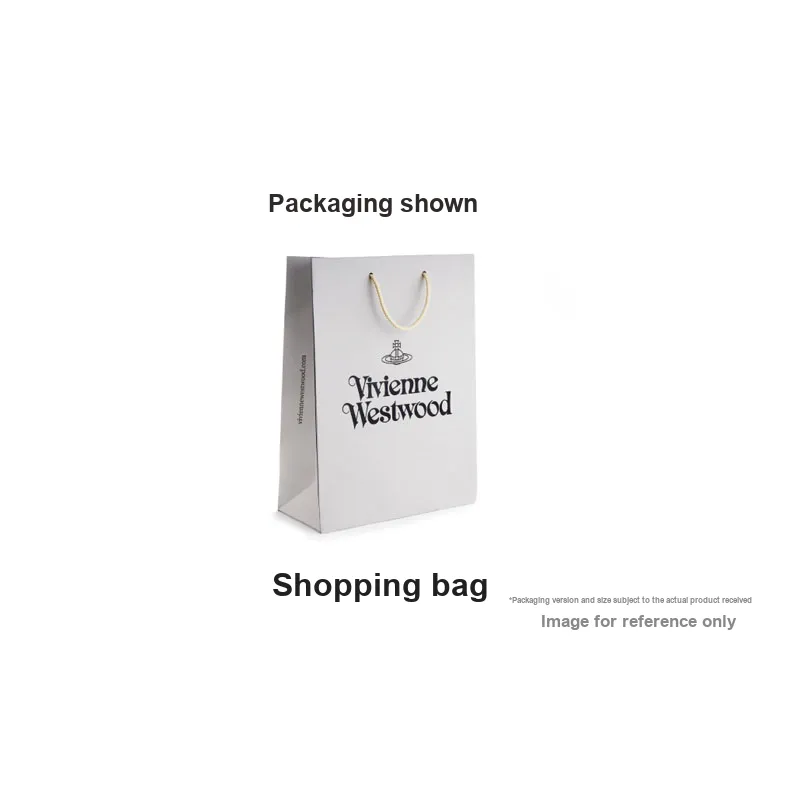 Vivienne Westwood Cow Leather Shoulder Bag, Crossbody Bag Unisex Black-9