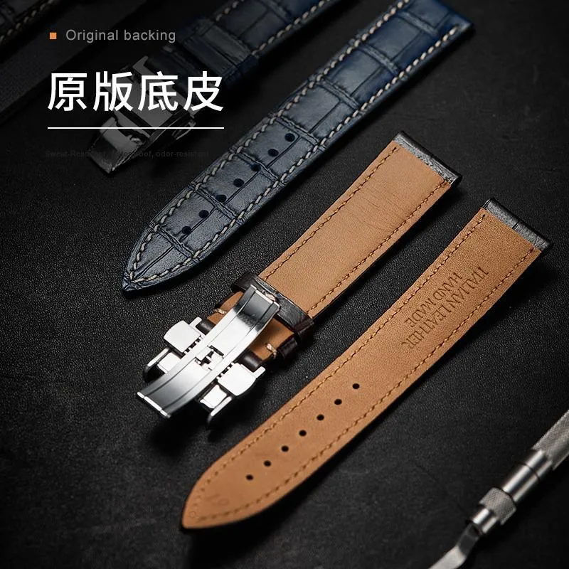IStrap Longines Compatibility Watch Band 19/20/21mm Genuine Leather Material-21