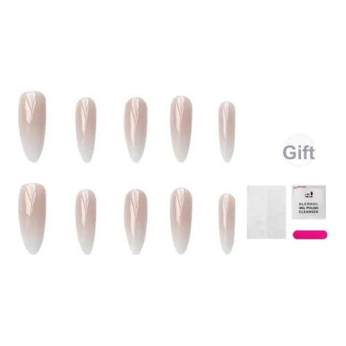 JIABITU Таро Градиентный Съемный Стиль False Nail Длинный Смешанный Однотонный Блестки 17mm