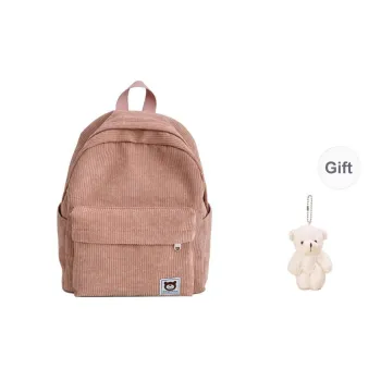 URBAN FOREST Corduroy Backpack Unisex Multicolor