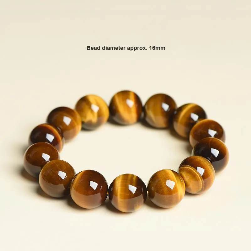 JIUHUASHAN Tiger's Eye Stone Bracelets Unisex-11