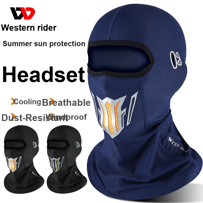 WEST BIKING Riding Equipment Pullover Face Masks Unisex Ice Silk-6