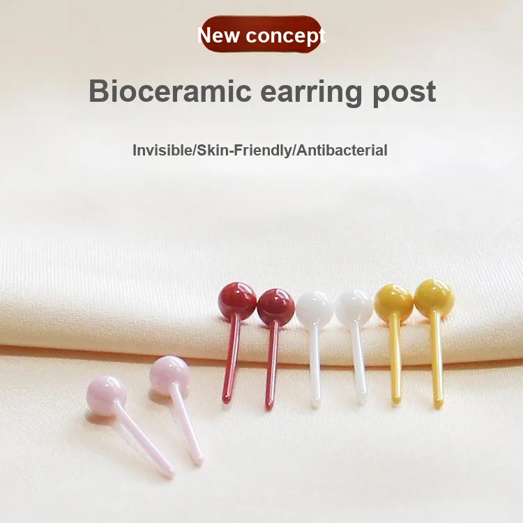 AIDO STUDIO Ceramic Stud Earrings Unisex-4