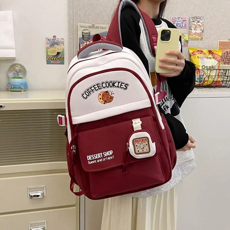 BAODIDAISHU Nylon Backpack Computer Backpack Unisex Multicolor-23