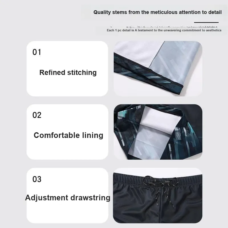 Youyou Swimming Sets Polyester/Elastane Summer Beach Vacation Unisex-4