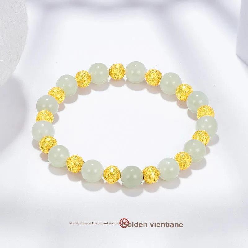 Diamond International Hetian Jade Bracelets White Jade Women's-2