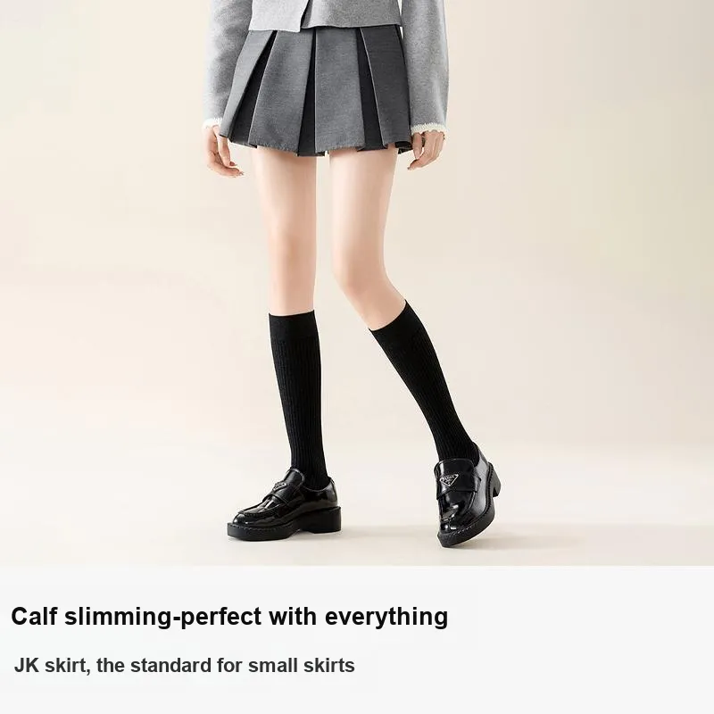 MIIOW Knee High Socks Women's 3 Pack-11