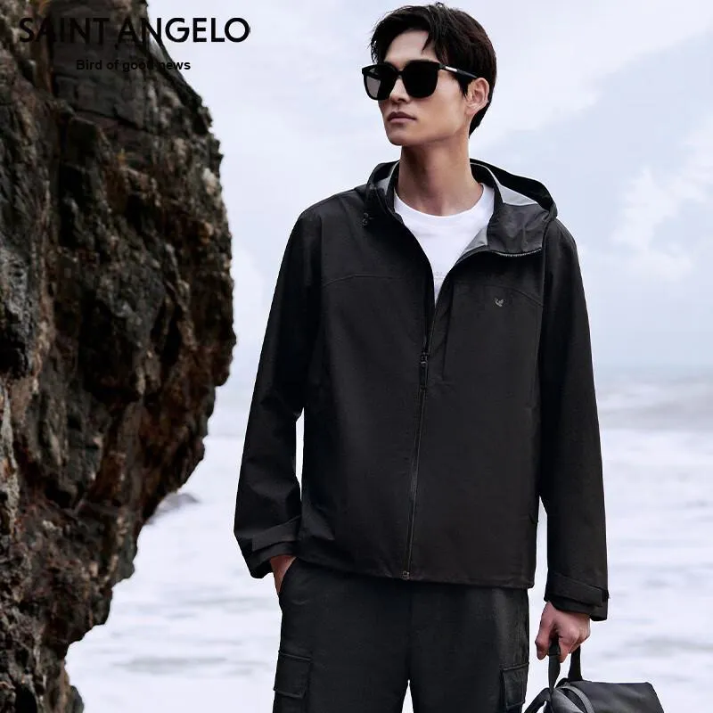 SAINT ANGELO Jackets & Coats Unisex Obsidian Black-3