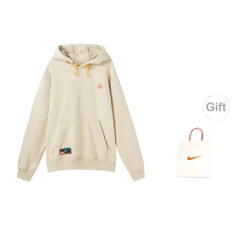 Nike ACG Sweatshirts Unisex Sand Dune White+Gift Bag