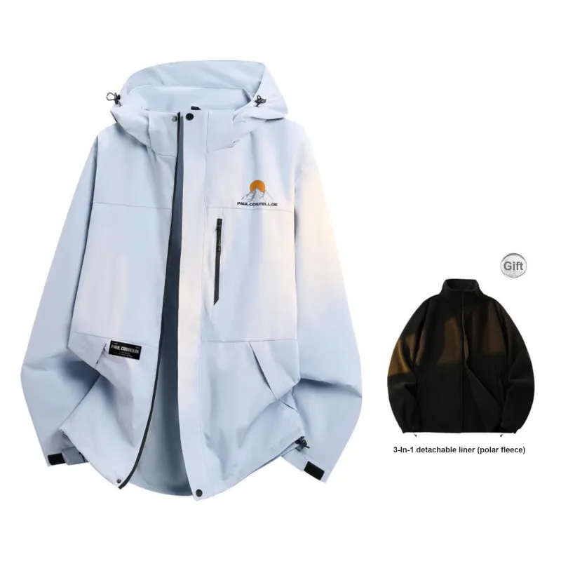 PAUL COSTELLOE Windproof Warm And Breathable Windbreaker Jacket Unisex-19