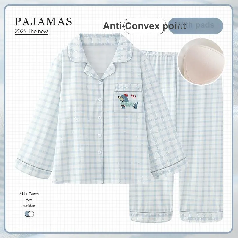 Maultiay Pajama Set Women's Blue-1