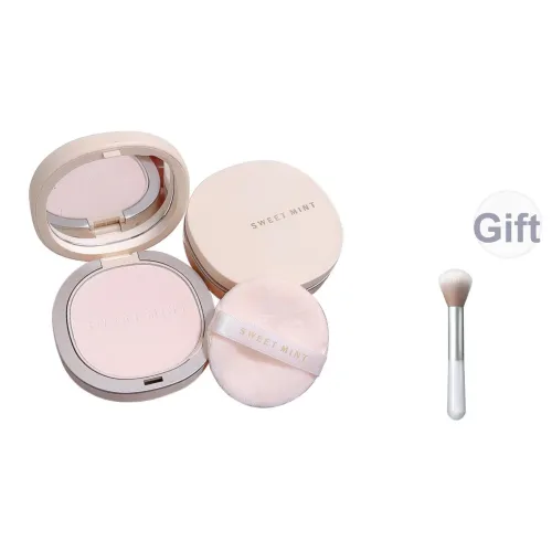 SWEET MINT Soft Focus Пудра Oil Control Длинный Срок Сглаживание Фиксация Бесплатно Кисть для макияжа