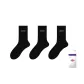 3 Pack: Black/Black/Black