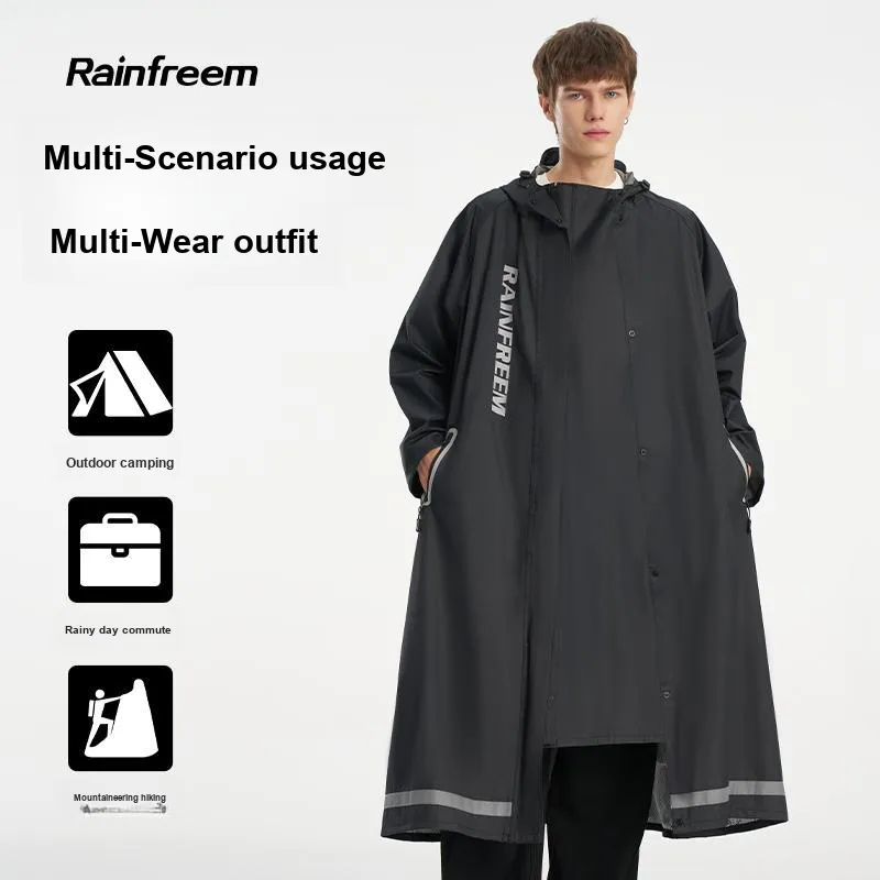 RAINFREEM Polyester Hiking And Cycling Windproof Raincoat-3