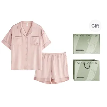 Xuan Liang Pajama Set Women's Gift Box Set Champagne Pink