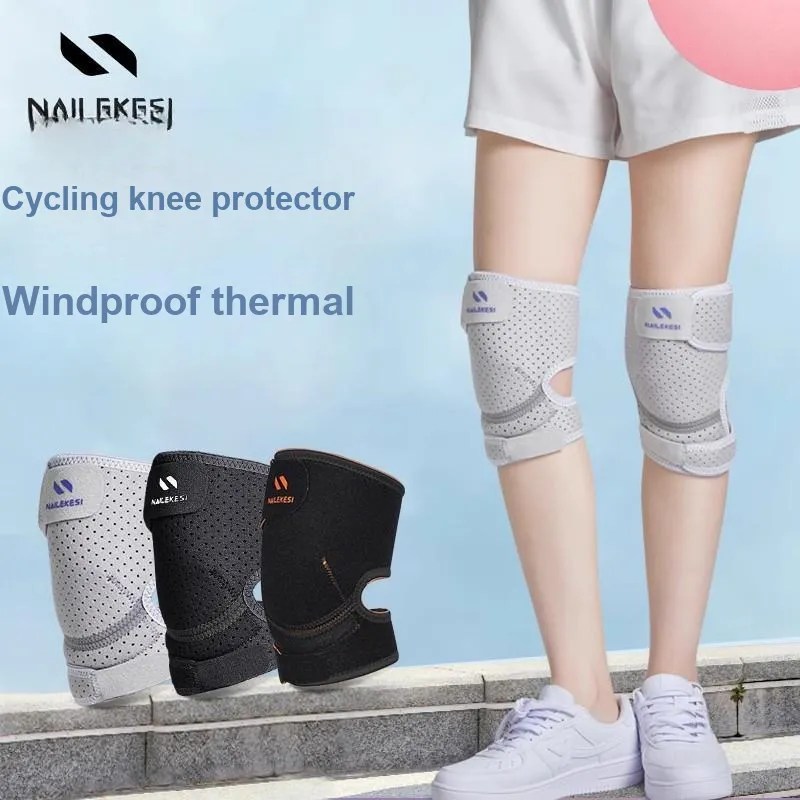 NAILEKESI Cycling Motorcycle Bike Unisex Knee Pads-5