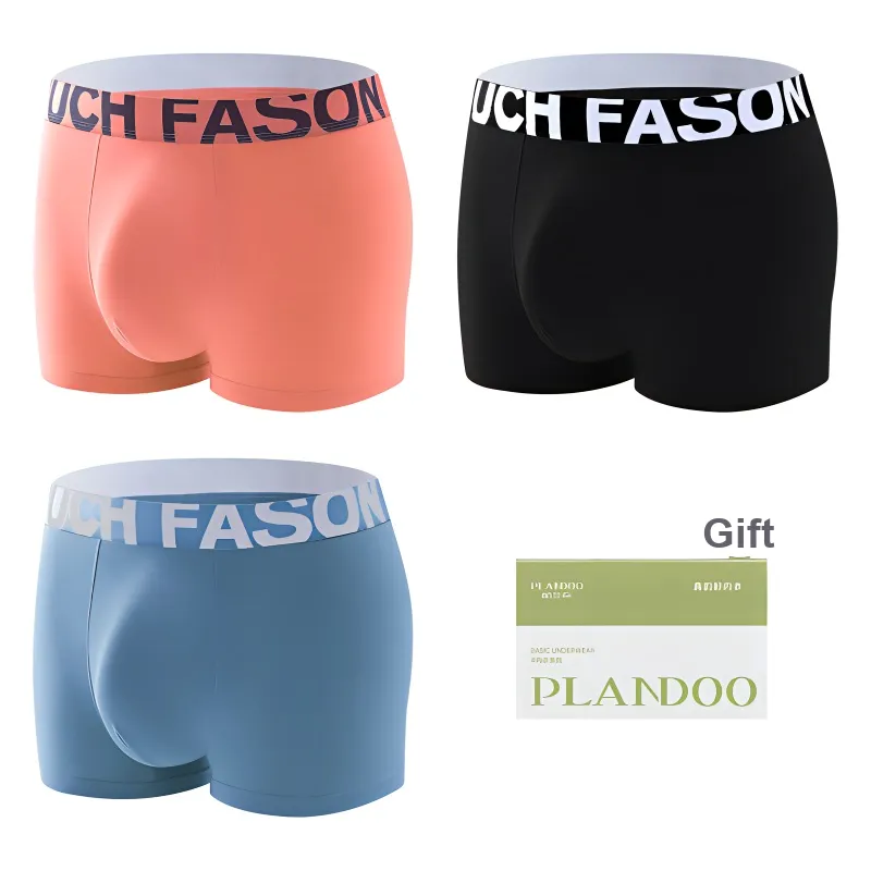 PLANDOO Underpants Men's Shopping Bag 3 Pack-0