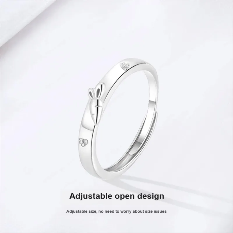 Master Kim Sterling Silver Adjustable Opening Ring Unisex-3