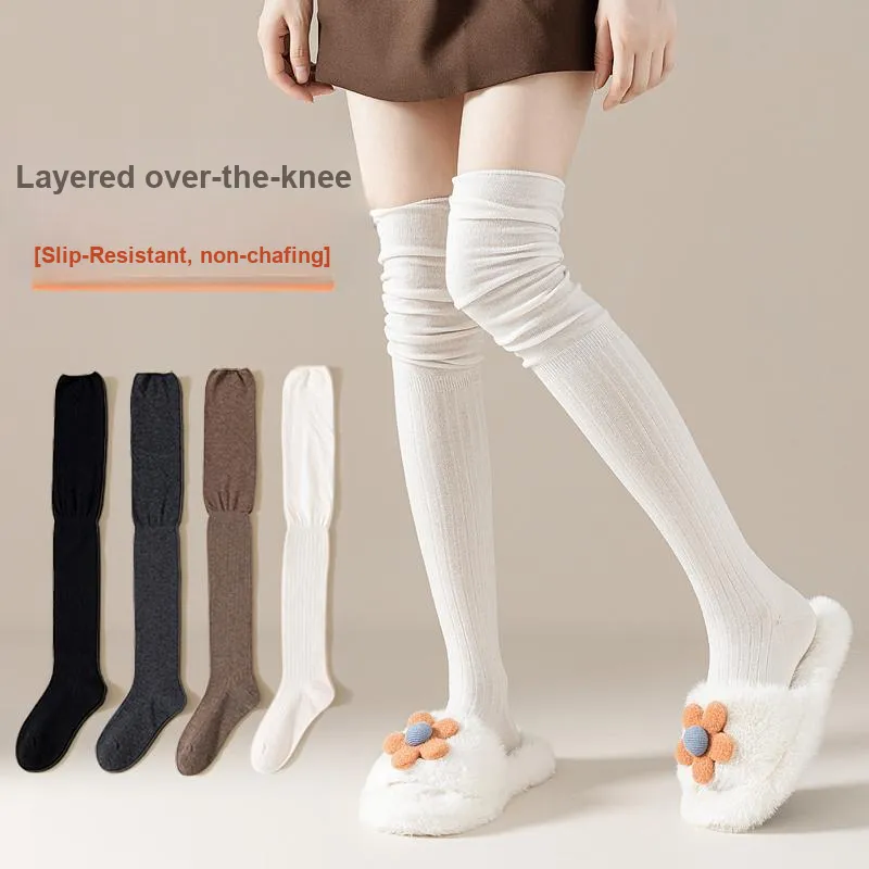SOIE Knee High Socks Women's Combo Set-4