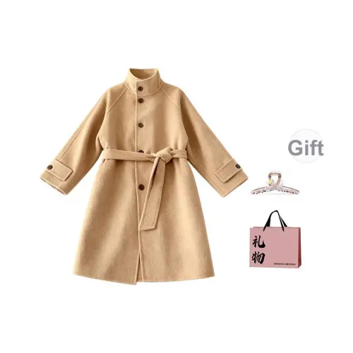 BAIDAIFEI Хаки В комплекте с заколкой-крабиком + сумка для покупок унисекс пальто