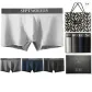 4 Pack Gift Box Set (Dark Gray+Light Gray+Black+Navy Blue) 100% cotton Antibacterial/Shopping Bag Included