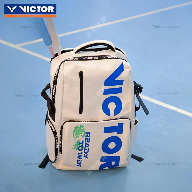 VICTOR Badminton Bags Backpack Ivory White-2