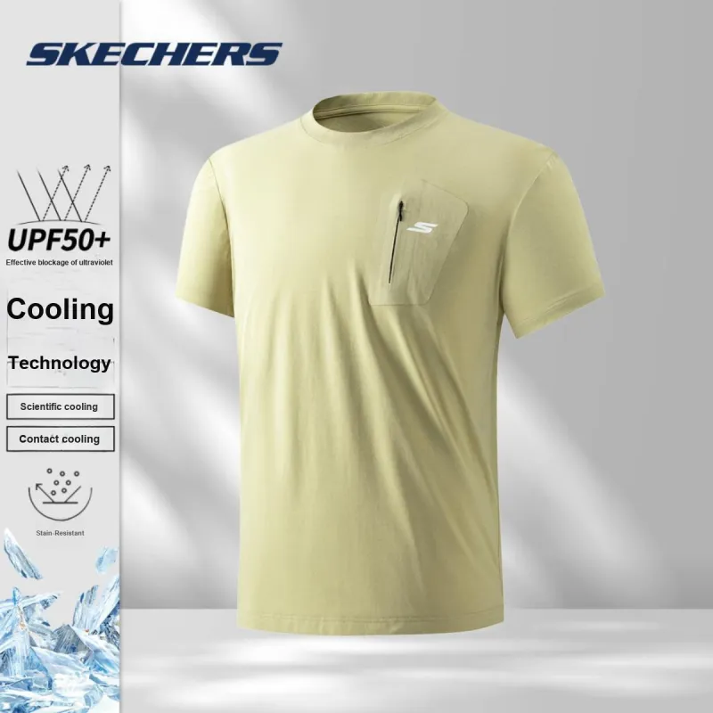 Skechers T Shirt Unisex Army Green 03X6-1