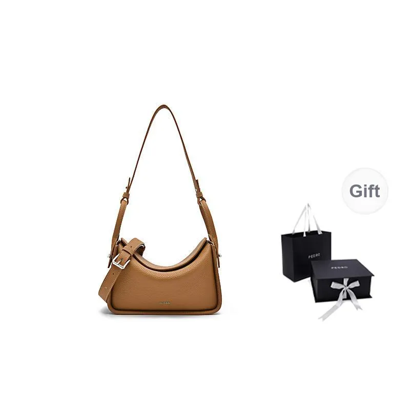 PEDRO Litchi Grain Top Grain Cow Leather Shoulder Bag Women's Multicolor-36