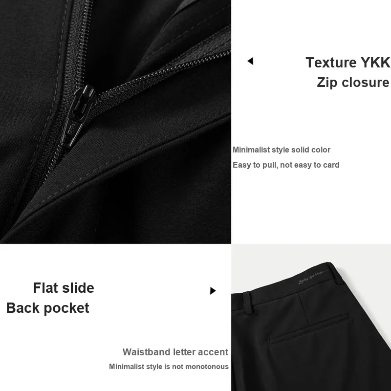 HLA SS24 Casual Pants Men's Black-9