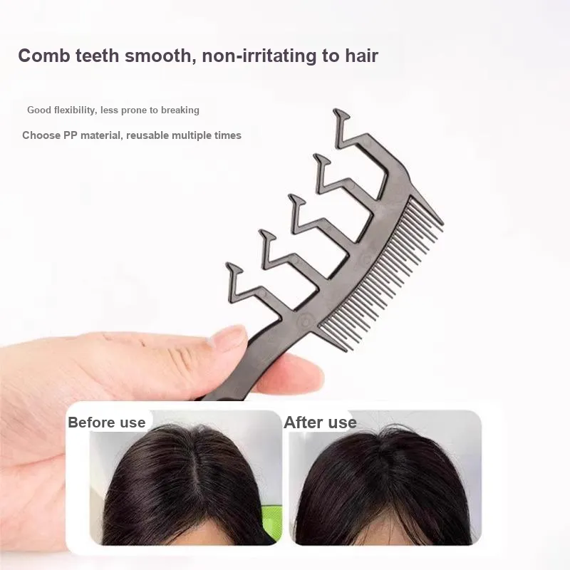 ZHENZI Volume At The Hairline With Z Shaped Hair Parting Comb High Cranial Vault-2