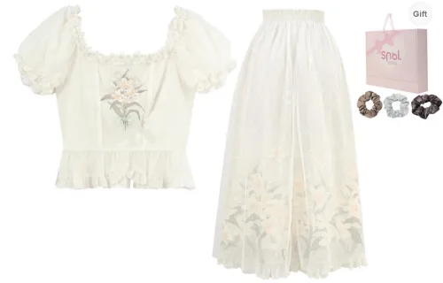 SNBL Two Piece Skirt Sets Women's
