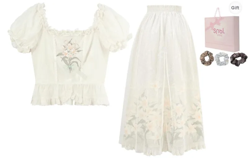 SNBL Two Piece Skirt Sets Women's-0